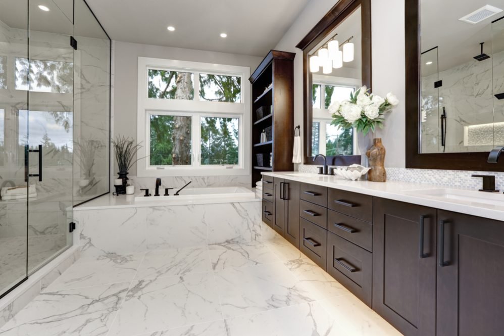 Beautiful bathroom remodel showcase